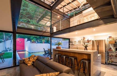 Crucecita Villa | Modern Home W/ Pool Overlooking Lush Greenspace