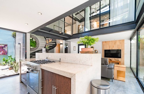 Crucecita Villa | Modern Home W/ Pool Overlooking Lush Greenspace