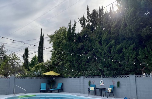 West Sacramento House | Modern Home with Private Pool, Gym/Office