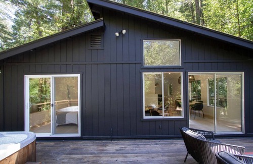 Occidental House | Modern home with a creek