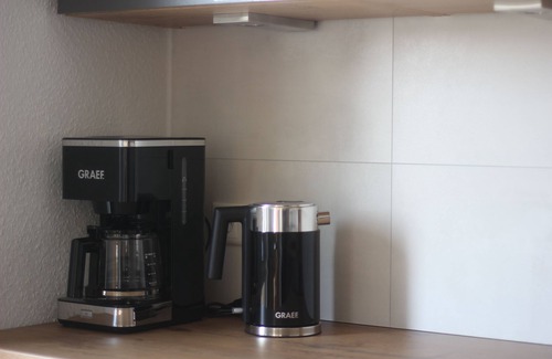 Klinga Apartment | Modern "industrial style" vacation apartment with terrace + nearby playground