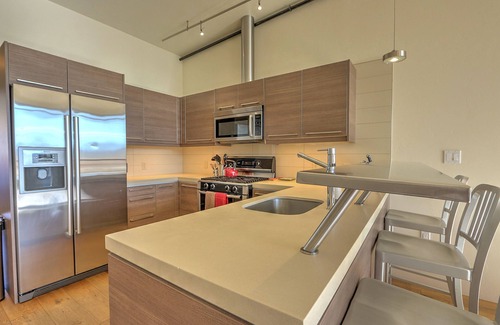 Dolores Lofts Condo | Modern Industrial Loft w/Spectacular Sopris Views, Fireplace, Central Location!