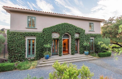 Sonoma Villa | Modern Italian Villa surrounded by Vineyards and Gardens, w/ Pool & Heated Spa