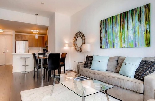 Hudson Exchange Apartment | Modern Jersey City 1BR | Work Desk + Wi-Fi | by GLS