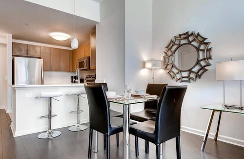 Hudson Exchange Apartment | Modern Jersey City 1BR | Work Desk + Wi-Fi | by GLS
