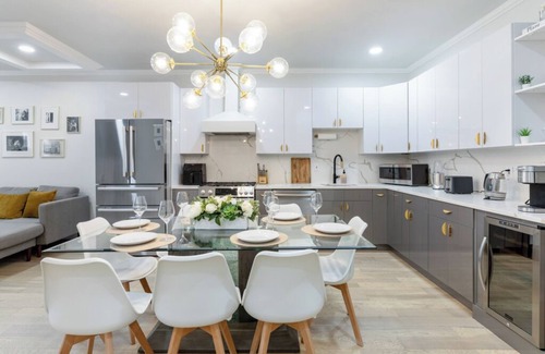 McGinley Square Condo | Modern Jersey City Getaway - Art & Family Fun!
