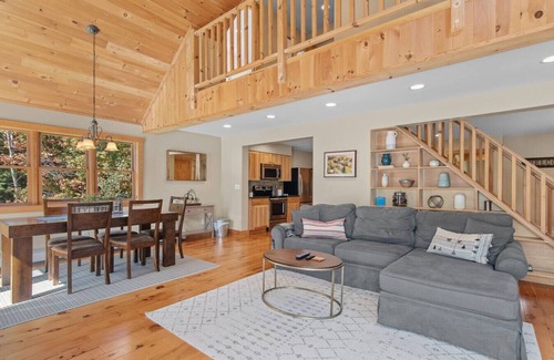 Margaretville House | Modern Log Cabin Getaway | Summer Adventures & Game Room Fun