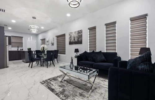 Edinburg Apartment | Modern Luxe: Sleek Comfort in Every Detail
