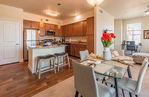 Briargate Apartment | Modern luxurious Mountain View. Very clean with out door hot tub