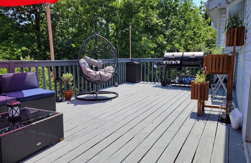 Stroudsburg House | Modern Luxury 3-bedroom Home with indoor Fireplace