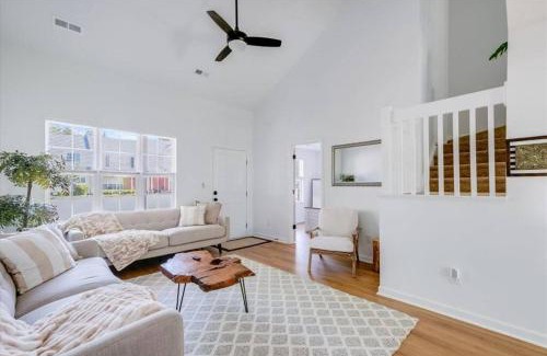 Greensboro Apartment | Modern Luxury Home Towel Warmers, Wi-Fi, Coffee