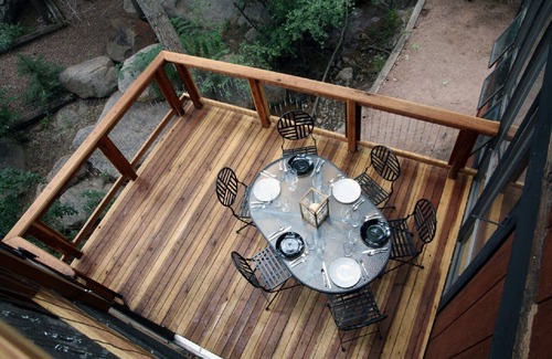 Manitou Springs House | Modern Manitou — Stream, Big Trees, Boulders, Wildlife, King Bed, Foosball, W/D