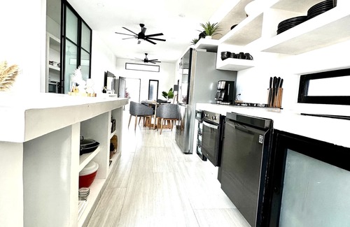 Chelem House | Modern new build/one level with pool/near the beach and close to town