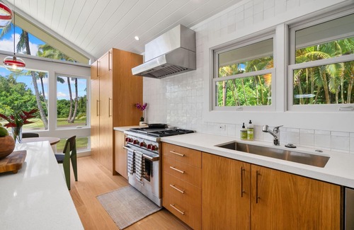 Kilauea House | Modern Oasis w/Hot Tub, 5 min walk to Anini Beach