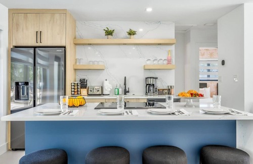 Deerfield Beach House | Modern Oasis with Tiki Hut & Private Heated Pool