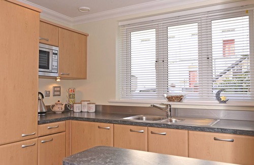 Eastbourne's Theatre District Apartment | Modern one-bed flat with veranda just off seafront in prime Eastborne