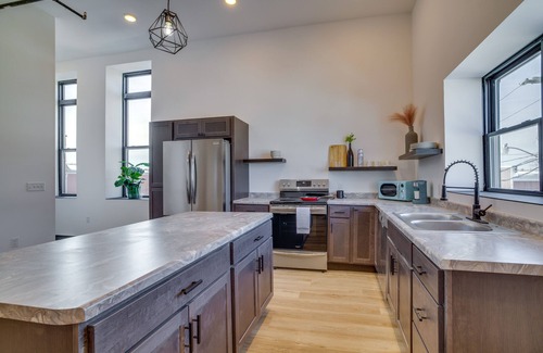 Cashton Apartment | Modern, Open-Concept Apartment: Downtown Cashton!
