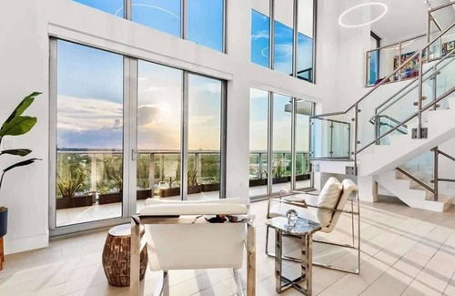 Central Fort Lauderdale Apartment | Modern Penthouse Loft with Skyline Views