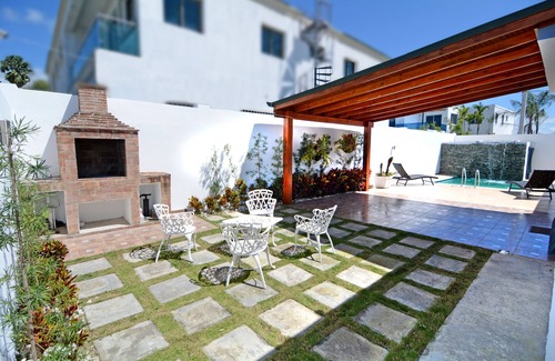 Santiago de los Caballeros House | Modern pool house with 24 security gated