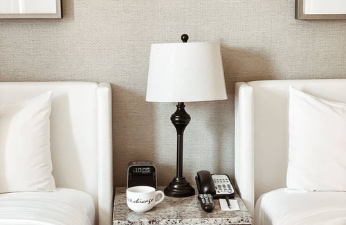 Near North Side Hotel | Modern Queen Stay! Pet Friendly Accommodation w/Gym Access | Chicago Riverwalk!