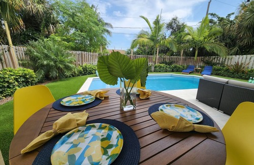 Poiciana Park II House | Modern Romantic Tropical Poolside Retreat!