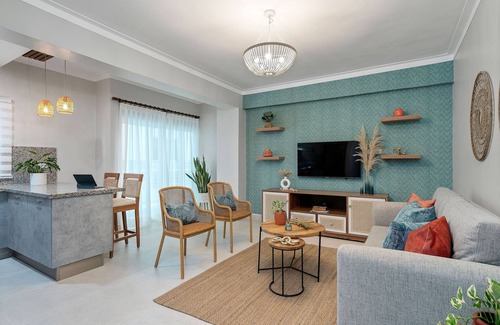 Downtown Santo Domingo Condo | Modern-Safe-Lovely-1bd-w/pool-A/C-WiFi-YellowKey*