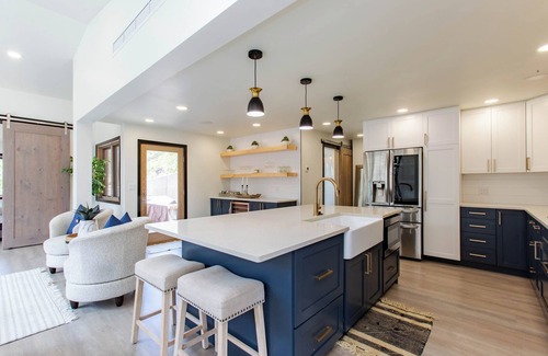 Rapid City House | Modern Smart House - 2BR/2BA - Wildlife Views - 2 Patios + Fire Pits