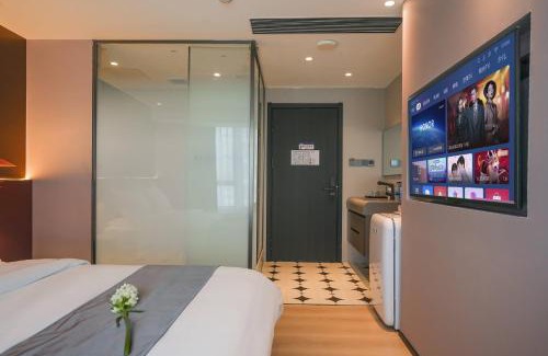 Feishajiao Apartment | Modern Space Hotel-Guangzhou Nansha Wanda Plaza near Line4 STN&Line18 STN-Reputation Preferred