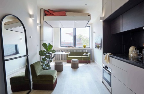 Harrow Apartment | Modern Studios w/Gym & Rooftop | The Hill by Nestor