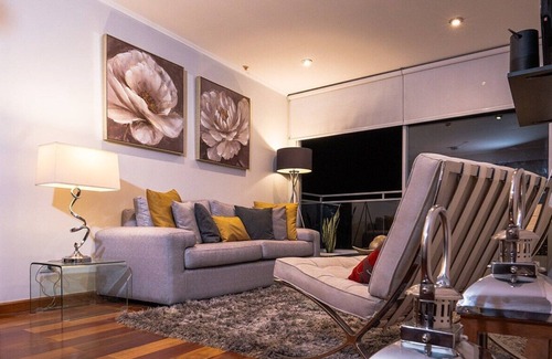 Santiago de Surco Apartment | Modern Suite with a Pool & Gym in Surco