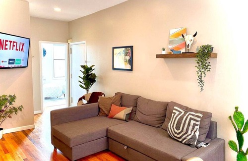 Hoboken Apartment | Modern & Sunny FamFriendly 2BR Home, 1 stop to NYC