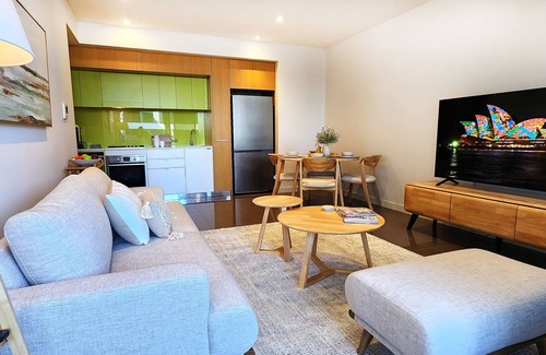 Waterloo Apartment | Modern Sydney Living with Pool & Gym