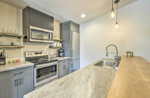 Elkhart Lake House | Modern Townhome w/Deck - 1/2 Mi to Elkhart Lake!