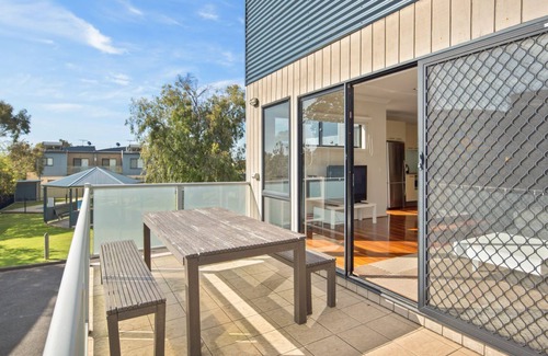 Cowes House | Modern townhouse, walking distance to shops and beach, with a pool!