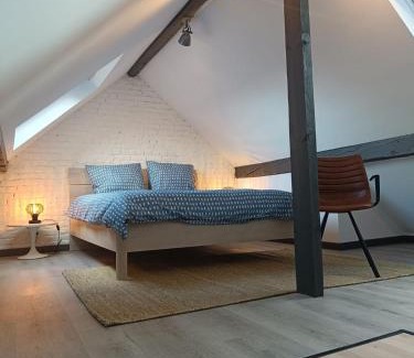 Laken Apartment | Modern Triplex 140m2 - 4 bedrooms, 1 living room & 2 bathrooms - 8 people in Brussels city