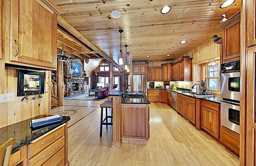 Brill Cabin | Modern & Upscale Executive Home On Long Lake - With that log cabin up north charm- Great fishing and swimming