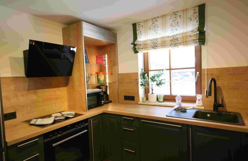 Oberschonau Apartment | Modern vacation apartment Alpenzeit, 79sqm, fully equipped kitchen
