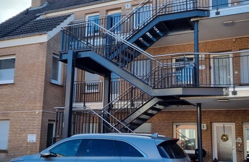 Borkum Apartment | Modern vacation apartment with balcony and comfortable furnishings on Borkum