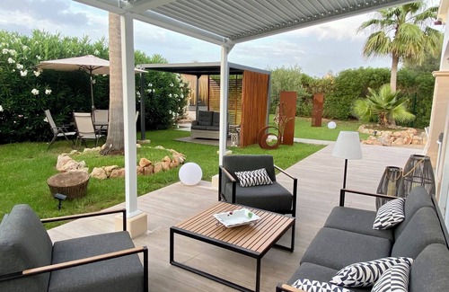 Llucmajor Villa | Modern vacation home on 1200 sqm plot with heated private pool at Es Trenc