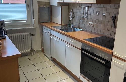 Borkum House | Modern vacation home with 2 bedrooms, smart TV and beach chair