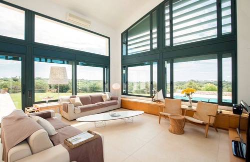 Es Canutells Villa | Modern Villa "Forma Nou" with Sea View and Pool