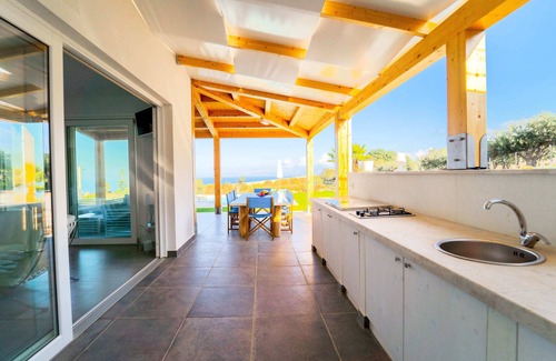 Scopello House | Modern Villa Giulietta in Scopello with sea view, 5 min. to the beach