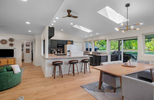 Matlock House | Modern Waterfront Escape with Grill, Patio, and Nature Views
