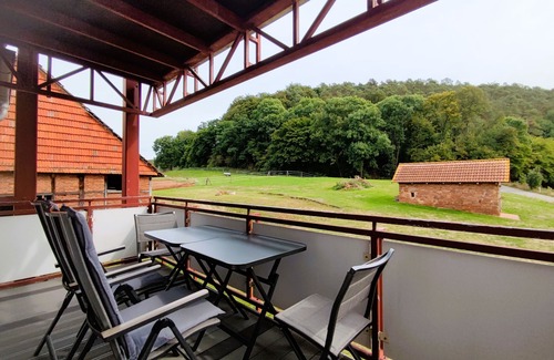 Braunsen Apartment | Moderne Ferienwohnung Maxima 3 für Max. 4 Personen mit Balkon