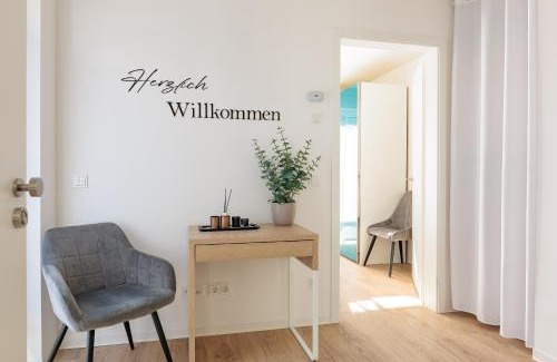 Ibbenbueren Apartment | Modernes Apartment mit Terrasse & Garten, Parkplatz & Self-Check-in