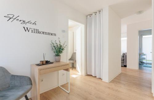 Ibbenbueren Apartment | Modernes Apartment mit Terrasse & Garten, Parkplatz & Self-Check-in