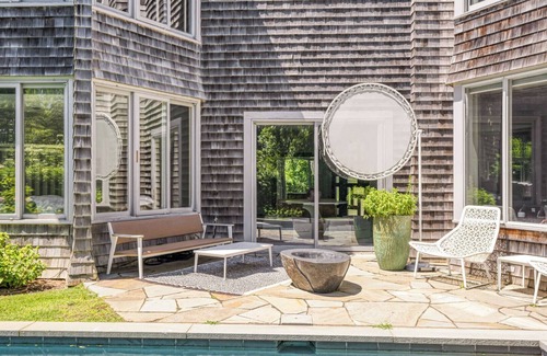 Montauk House | Modernist Montauk Home with Heated Pool, Close to Lake Montauk and Ditch.