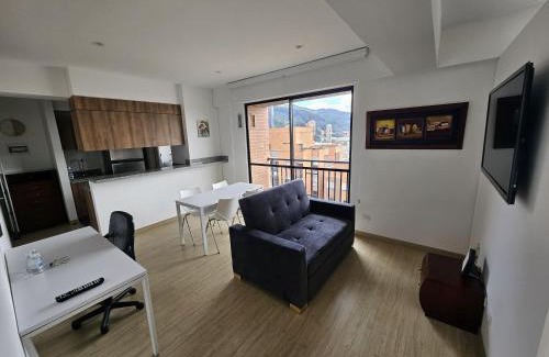 Usaquen Apartment | Moderno Apto 1HAB para 2 hasta 4 personas con Vista Panorámica en Usaquén, WiFi Rápido y Cocina Equipada