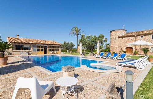 Sa Pobla Villa | Moli de Garriga - Spectacular finca with pool and garden in sa Pobla