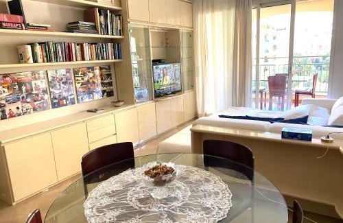 Fontvieille Apartment | Monaco, elegant & quiet renovated apartment, with terrace & pool, 15min walk to Port Hercule